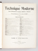 La Technique Moderne. Revue mensuelle illustrée des Sciences appliquées à l'Industrie, au Commerce et à l'Agriculture. Tomes IV et V (Année 1912 ...