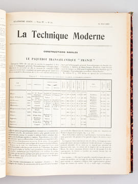 La Technique Moderne. Revue mensuelle illustrée des Sciences appliquées à l'Industrie, au Commerce et à l'Agriculture. Tomes IV et V (Année 1912 ...