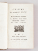 Origine de Tous les Cultes (12 Tomes et Atlas - "Planches de l'Origine de Tous les Cultes" - Complet) [ Exemplaire annoté par Lenoir de La Roche ]. ...