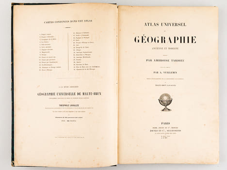 Atlas Universel de Géographie ancienne et moderne. TARDIEU, Ambroise ; VUILLEMIN, A.