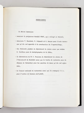 Etude de la décomposition thermique de l'Azométhane. Thèse présentée à l'Ecole des Gradués de l'Université Laval pour l'obtention du grade de Docteur ...