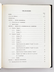 Etude de la décomposition thermique de l'Azométhane. Thèse présentée à l'Ecole des Gradués de l'Université Laval pour l'obtention du grade de Docteur ès Sciences.