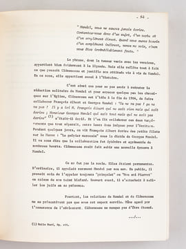 Georges Mandel. Un clémenciste d'une guerre à l'autre. Mémoire soutenu le 18 Mai 1968 [ On joint : ] Georges Mandel, un clémenciste en Gironde [ Livre ...