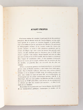 Lille et la Flandre Wallonne au XVIIIe siècle (2 Tomes - Complet) [ Edition originale - Livre dédicacé par l'auteur ]. BRAURE, Maurice