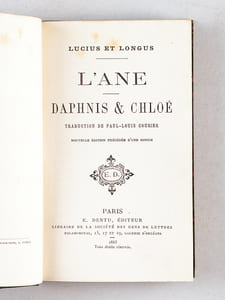 L'Ane - Daphnis & Chloé