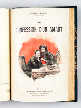 [ plusieurs titres reliés en un volume ] Mademoiselle Jaufre. Illustrations d'après les aquarelles de Laurent-Desrousseaux - Les Demi-Vierges. ...
