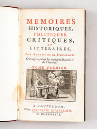 Mémoires Historiques, Politiques, Critiques et Littéraires (3 Tomes - Complet)