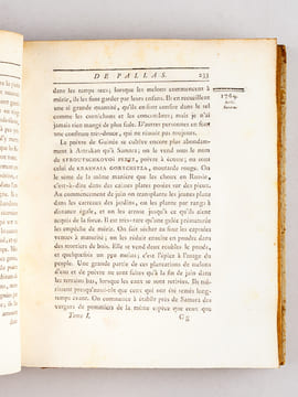 Voyages de M. P. S. Pallas, en différentes Provinces de l'Empire de Russie, et dans l'Asie Septentrionale (5 Tomes et Atlas - Complet) [ Edition ...