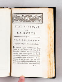 Voyage en Syrie et en Egypte, pendant les années 1783, 1784 & 1785 (2 Tomes - Complet) [ Edition originale ]