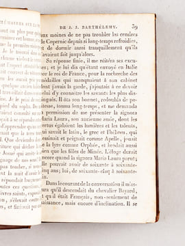 Voyage du Jeune Anacharsis en Grèce, vers le milieu du quatrième siècle avant l'ère vulgaire (7 Tomes - Complet). BARTHELEMY, Abbé J. J.