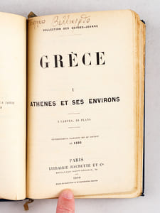 Grèce I : Athènes et ses environs. Renseignements pratiques mis au courant en 1890