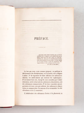 Dictionnaire des Altérations et Falsifications des Substances alimentaires, médicamenteuses et commerciales avec l'indication des moyens de les ...