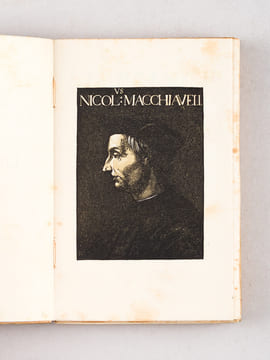 Le Prince de Machiavel. Préface de Benito Mussolini. MACHIAVEL ; (MUSSOLINI, Benito)