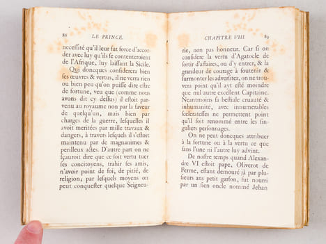 Le Prince de Machiavel. Préface de Benito Mussolini. MACHIAVEL ; (MUSSOLINI, Benito)