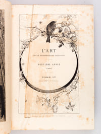 L'Art. Revue hebdomadaire illustrée. Neuvième Année : 1883 : Tome IV - Dixième Année : 1884 : Tome I