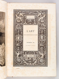 L'Art. Revue hebdomadaire illustrée. Huitième Année : 1882 : Tome II et III