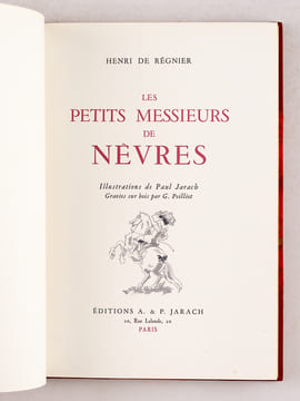 Les Petits Messieurs de Nèvres. REGNIER, Henri de