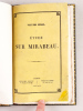 Etude sur Mirabeau [ Edition originale ]. HUGO, Victor