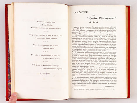 Histoire des Quatre Fils Aymon, Très Nobles très vaillants chevaliers (2 Parties - Complet). ROBIDA, Albert ; SALES, Pierre ; D'ALBIGNAC, Jean