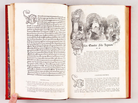 Histoire des Quatre Fils Aymon, Très Nobles très vaillants chevaliers (2 Parties - Complet). ROBIDA, Albert ; SALES, Pierre ; D'ALBIGNAC, Jean