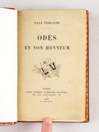 Odes en son honneur [ Edition original ] [ Avec : ] Bonheur