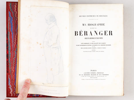 Chansons de Béranger. Oeuvres Anciennes (2 Tomes - Complet) [ Avec : ] Dernières chansons de P. J. de Béranger. De 1834 à 1851 [ Avec : ] Ma ...