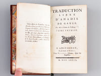 Traduction libre d'Amadis de Gaule (2 Tomes - Complet)