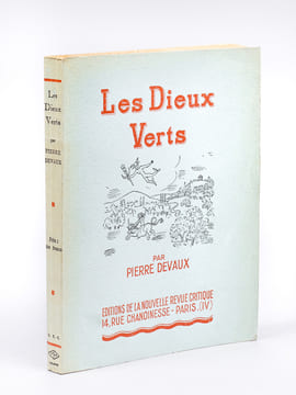 Les Dieux Verts. Nouvelle mythologie écrite en langue verte [ Edition originale - Livre dédicacé par l'auteur ]. DEVAUX, Pierre