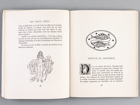 Les Dieux Verts. Nouvelle mythologie écrite en langue verte [ Edition originale - Livre dédicacé par l'auteur ]. DEVAUX, Pierre