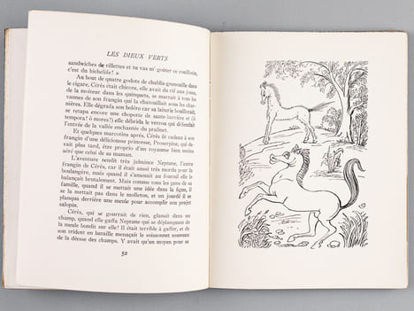 Les Dieux Verts. Nouvelle mythologie écrite en langue verte [ Edition originale - Livre dédicacé par l'auteur ]. DEVAUX, Pierre