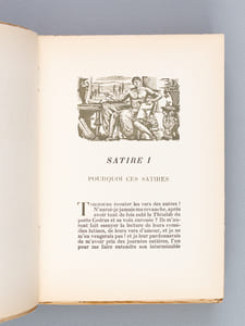 Les Satires de Juvénal [ exemplaire sur Canson avec une eau-forte originale de Pierre Noël ]