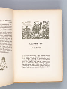 Les Satires de Juvénal [ exemplaire sur Canson avec une eau-forte originale de Pierre Noël ]