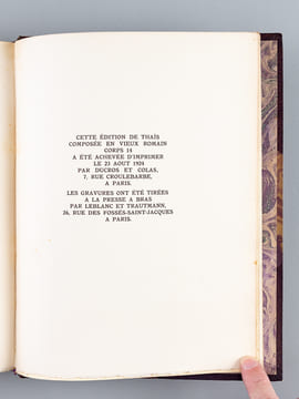 Thaïs. FRANCE, Anatole ; FREIDA, Raphaël