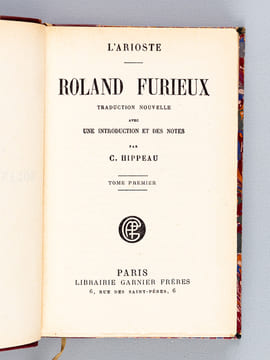 Roland Furieux (2 Tomes - Complet). ARIOSTE