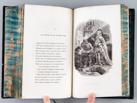 Fables de P. Lachambeaudie. Précédées d'une introduction par Pierre Leroux. LACHAMBEAUDIE, Pierre ; LEROUX, Pierre