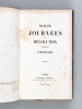 Douze Journées de la Révolution. Poëmes [ Edition originale ] . BARTHELEMY ; [ BARTHELEMY, Auguste Marseille (circa 1796-1867) ]