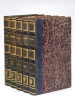 [ Lot de 5 volumes en reliures uniformes ] Oeuvres Poétiques de J. B. Rousseau avec un commentaire par Amar (2 Tomes - Complet) [ Avec : ] Oeuvres ...