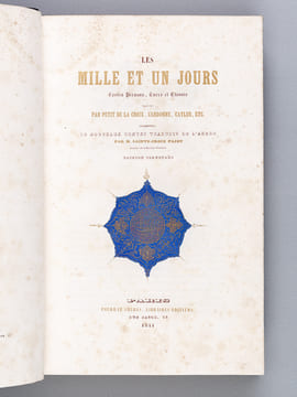 Les Mille et un Jours. Contes Persans, Turcs et Chinois. PETIT DE LA CROIX, CARDONNE, CAYLUS, etc. ; SAINTE-CROIX PAJOT