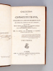 Collection des Constitutions, Chartes et Lois Fondamentales des Peuples de l'Europe et des Deux Amériques (6 Tomes - Complet) [ Edition originale ] ...