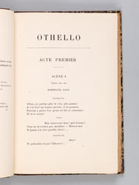 Othello ou Le More de Venise. Drame en cinq actes et en vers [ Livre dédicacé par l'auteur ]