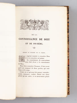 Traité de la Connoissance de Dieu et de Soi-même suivi de l'Exposition de la Doctrine de l'Eglise Catholique. BOSSUET ; (SILVESTRE DE SACY, U.)