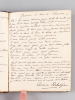 Manuscrit [ Recueil de poésies et pièces diverses, dont copies de poèmes de Sully Prudhomme au verso de 5 faire-parts de mariage de Jeanne Geruzez, ...