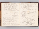 Manuscrit [ Recueil de poésies et pièces diverses, dont copies de poèmes de Sully Prudhomme au verso de 5 faire-parts de mariage de Jeanne Geruzez, ...