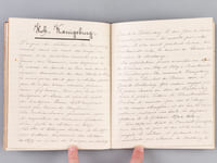 Manuscrit fin XIXe relatif à plusieurs communes (dont nombreuses communes de l'Essonne) : Livre de raison du P. Marchetti extrait de La maison d'un Bourgeois au XVIIIe siècle - Premiers Seigneurs de Pithiviers, par J. Devaux - Extrait d'une histoire inédite de Pithiviers au XVIIIe siècle par M. de la Brière - Mémoires sur l'élection de Pithiviers en 1698 ed. Herluison Orléans - Les châteaux de Ribeauvillé : Rappolstein- Girs erg. St Ulrich - Extrait des Archives de Ribeauvillé - N.D. de Dusenbach - Relation d'une Noce célébrée au château de Ribeauvillé XVIe siècle - Château d'Andlau - Rouffach - Schlestadt - Les trois Châteaux - Comte d'Andlau - Les Antiquités de la Ville, Comté et Chatelenie de Corbeil, de la recherche de Me Jean de la Barre cy-devant Prévost de Corbeil ed. 1647 - Pancarte du Chastelet représentant l'étendu et le ressort de la Chastellenie de Corbeil - Les Comtes de Corbeil : Hémon, Bouchard, Maugis, Guillaume, Regnault, Bouchart II, Oddes, Hugues du Puisset, etc... - Fontenay-le-Vicomte [ extrait de l'Histoire du Diocèse de Paris par l'abbé Lebeuf ] - Mennecy - Villabé - Ormoy - La Norville - Leudeville - Ver-le-Grand - Ver-le-Petit - La Saussaie - Escharcon - Avrinville - La Honville