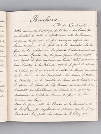 Manuscrit fin XIXe relatif à plusieurs communes (dont nombreuses communes de l'Essonne) : Livre de raison du P. Marchetti extrait de La maison d'un Bourgeois au XVIIIe siècle - Premiers Seigneurs de Pithiviers, par J. Devaux - Extrait d'une histoire inédite de Pithiviers au XVIIIe siècle par M. de la Brière - Mémoires sur l'élection de Pithiviers en 1698 ed. Herluison Orléans - Les châteaux de Ribeauvillé : Rappolstein- Girs erg. St Ulrich - Extrait des Archives de Ribeauvillé - N.D. de Dusenbach - Relation d'une Noce célébrée au château de Ribeauvillé XVIe siècle - Château d'Andlau - Rouffach - Schlestadt - Les trois Châteaux - Comte d'Andlau - Les Antiquités de la Ville, Comté et Chatelenie de Corbeil, de la recherche de Me Jean de la Barre cy-devant Prévost de Corbeil ed. 1647 - Pancarte du Chastelet représentant l'étendu et le ressort de la Chastellenie de Corbeil - Les Comtes de Corbeil : Hémon, Bouchard, Maugis, Guillaume, Regnault, Bouchart II, Oddes, Hugues du Puisset, etc... - Fontenay-le-Vicomte [ extrait de l'Histoire du Diocèse de Paris par l'abbé Lebeuf ] - Mennecy - Villabé - Ormoy - La Norville - Leudeville - Ver-le-Grand - Ver-le-Petit - La Saussaie - Escharcon - Avrinville - La Honville