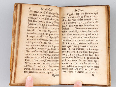 Le Tableau de Cébès, Ou il est Traité de la manière de parvenir à la Felicité naturelle. CEBES de Thèbes ; [ BOILEAU, Gilles, VENIUS, Othon ; VAENIUS, ...