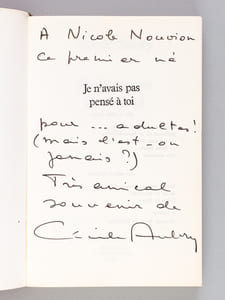 Je n'avais pas pensé à toi [ Livre dédicacé par l'auteur ]