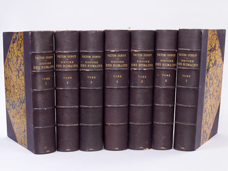 Histoire des Romains depuis les temps les plus reculés jusqu'à l'invasion des barbares ( 7 tomes - complet ) Tome I : Des origines à la fin de la ...