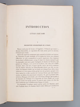 Histoire des Romains depuis les temps les plus reculés jusqu'à l'invasion des barbares ( 7 tomes - complet ) Tome I : Des origines à la fin de la ...
