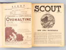 Scout. Revue des Scouts de France. Série de 25 numéros, du n° 108 du 5 juillet 1938 au n°117 du 30 novembre 1938 puis du n° 120 du 5 janvier 1939 au ...